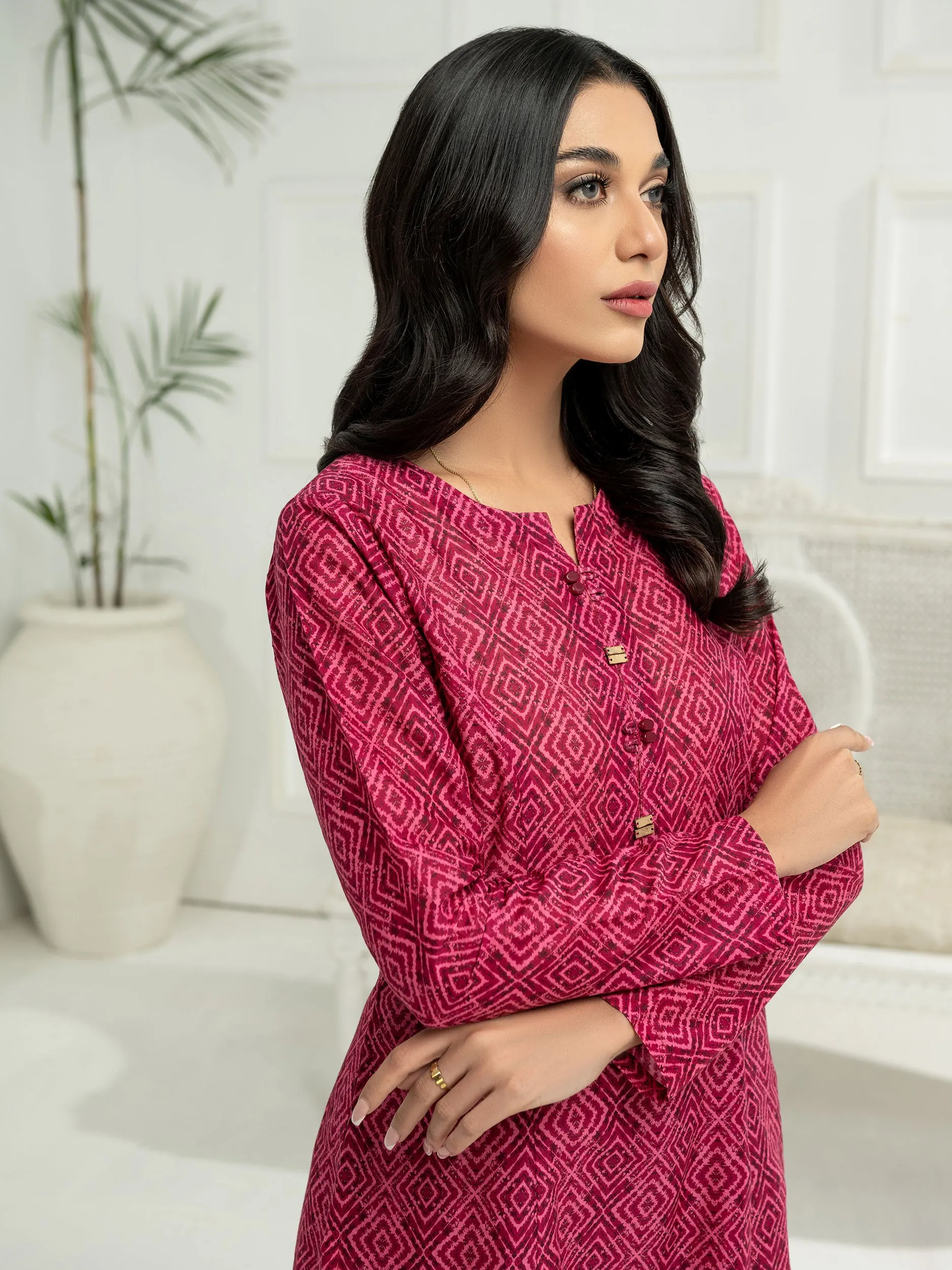 2 Piece Lawn Suit-Printed (Unstitched)