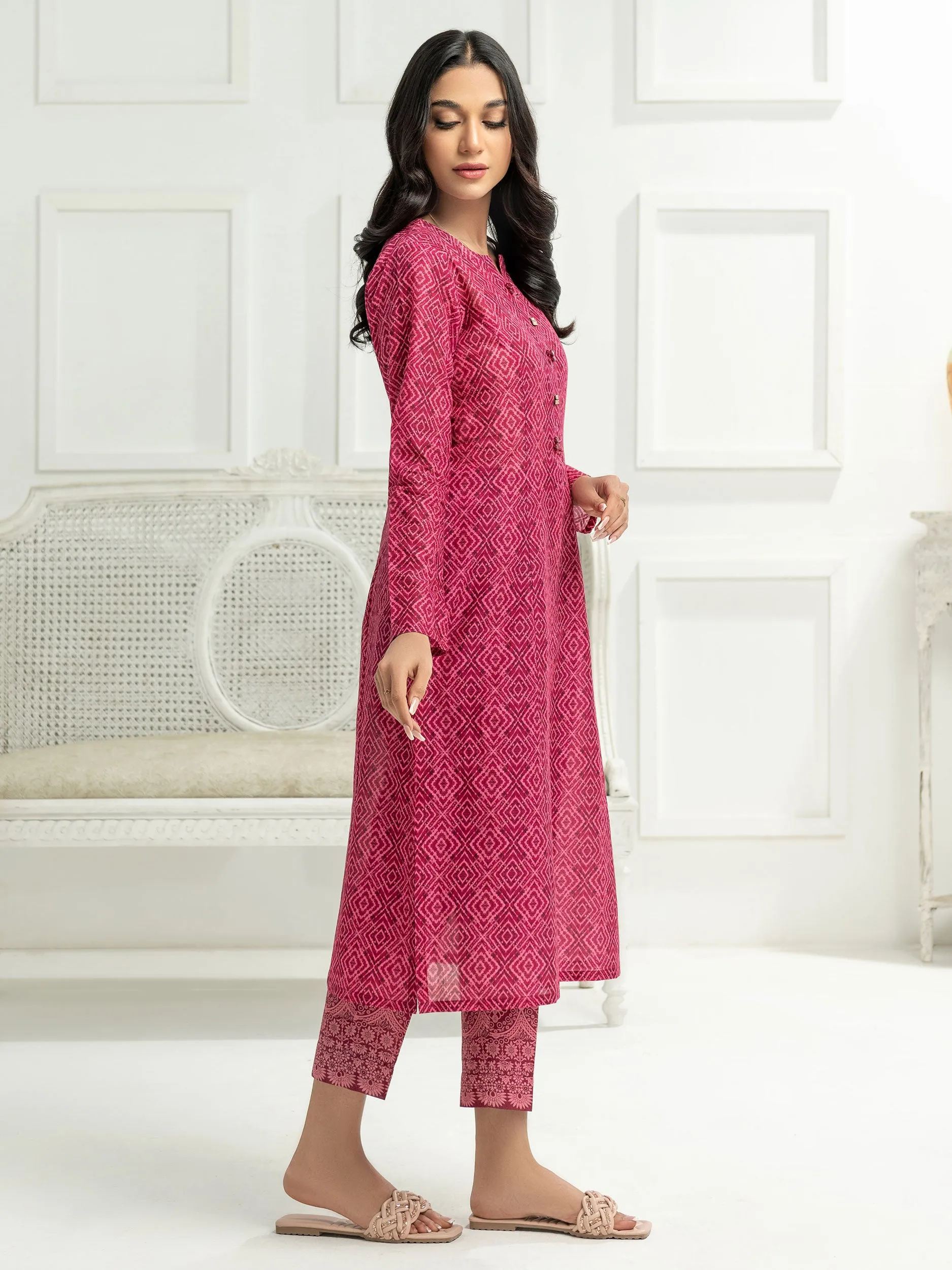2 Piece Lawn Suit-Printed (Unstitched)