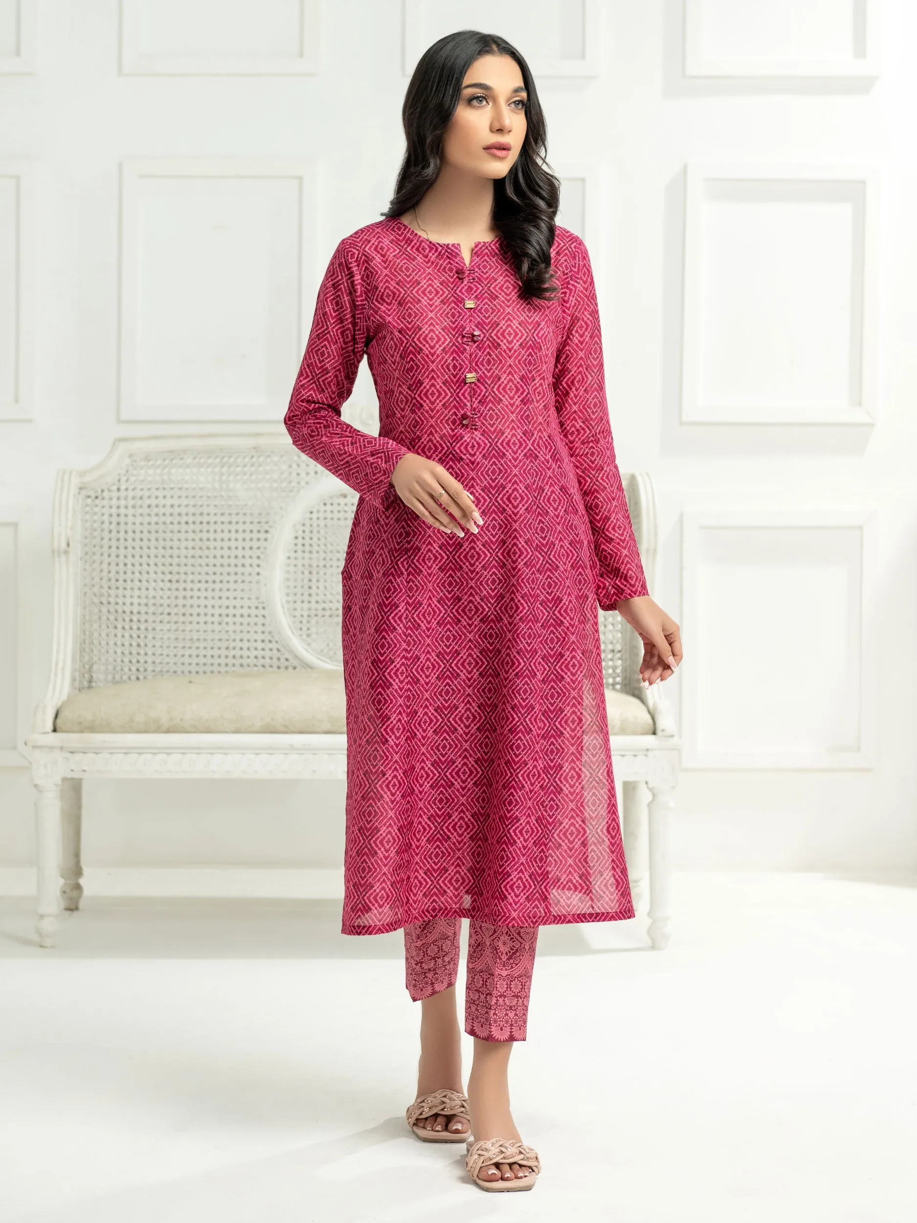 2 Piece Lawn Suit-Printed (Unstitched)
