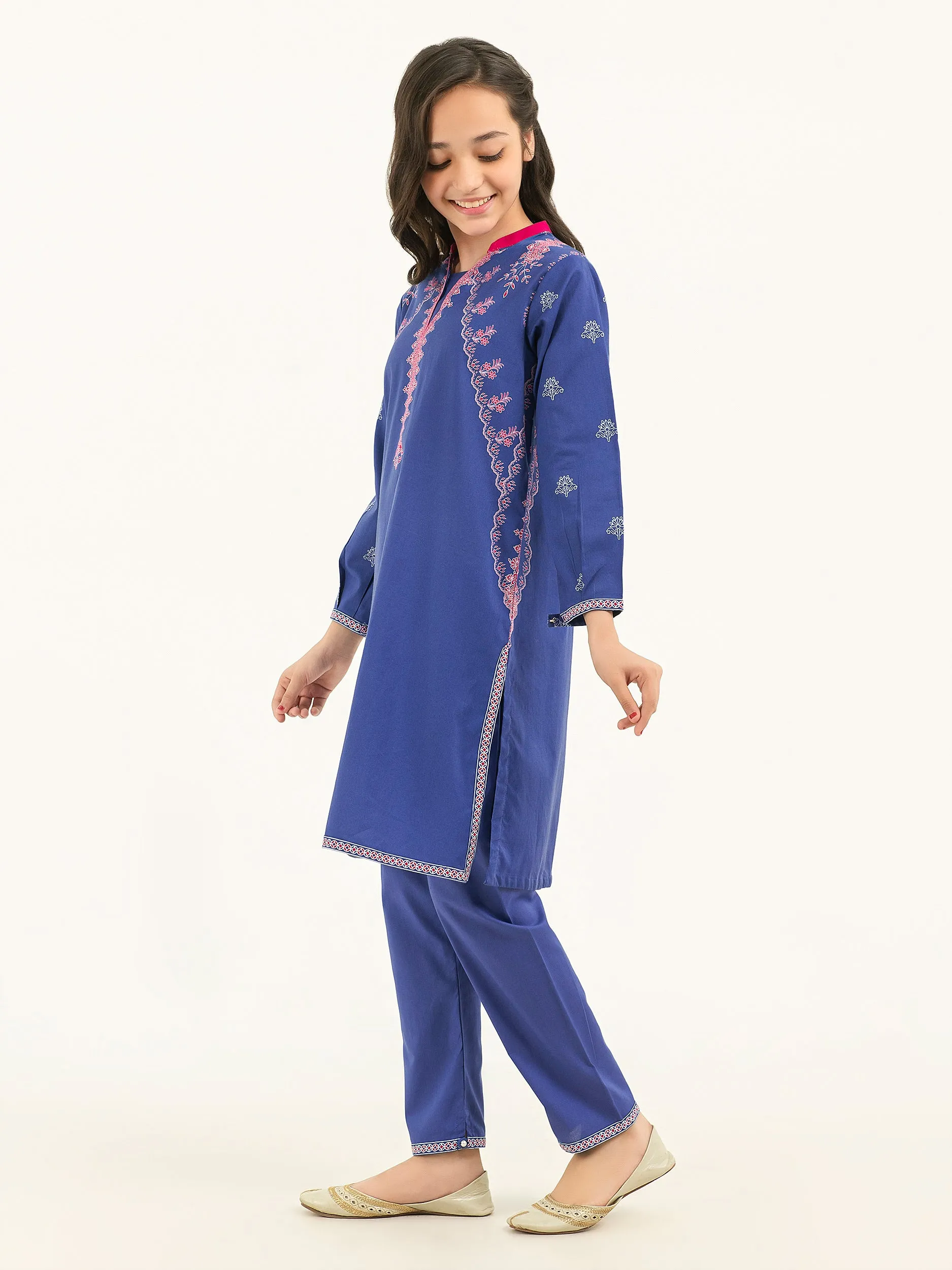 2 Piece Winter Cotton Suit-Printed (Pret)