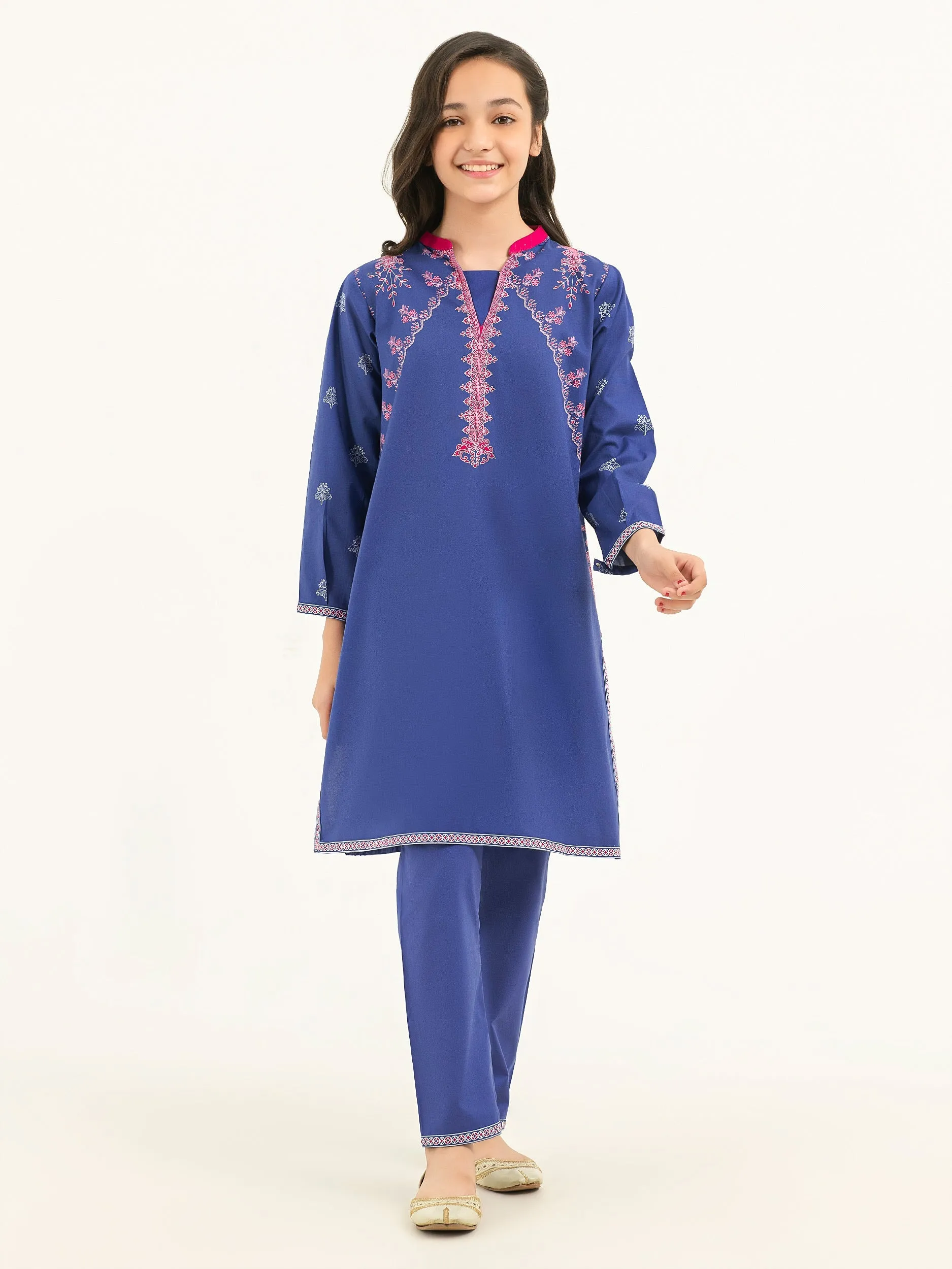2 Piece Winter Cotton Suit-Printed (Pret)