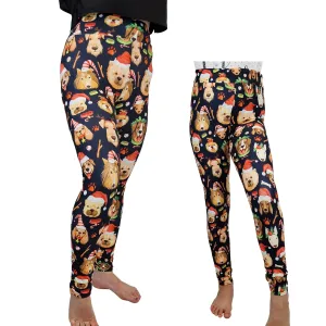 24/7 Full Length Leggings – Christmas K-9's Pattern