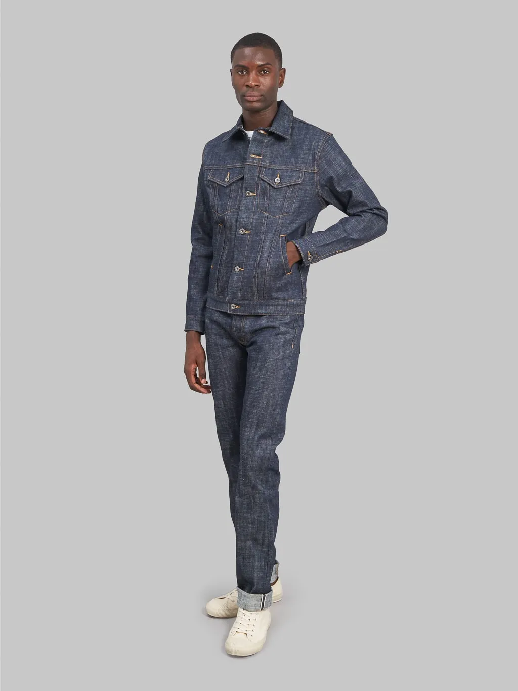 3sixteen DJ-102xn  20th Anniversary "Natural Indigo" Type 3s Denim Jacket