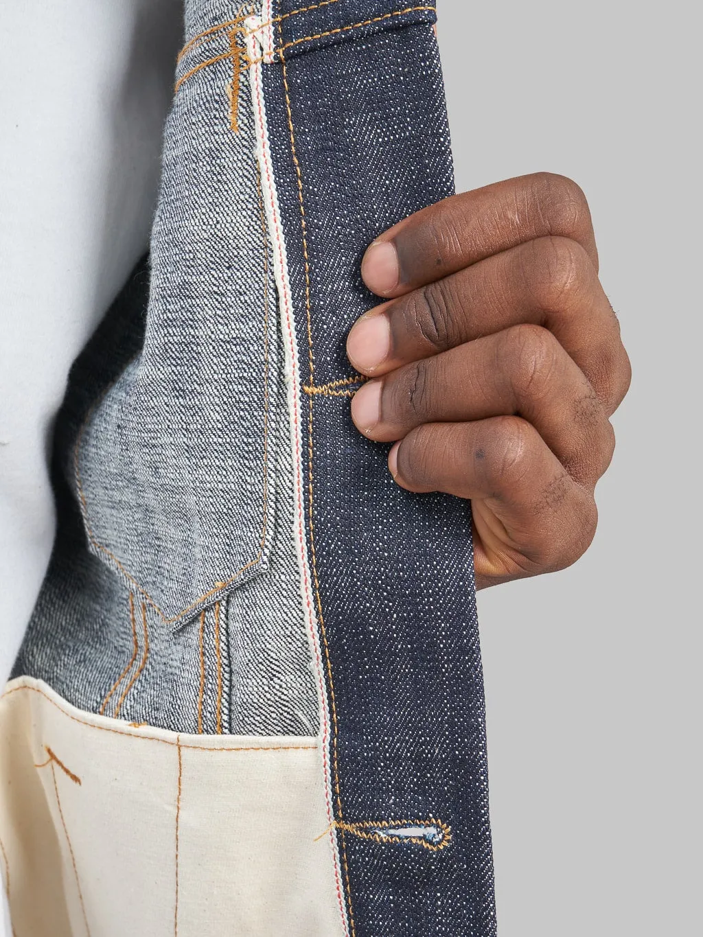 3sixteen DJ-102xn  20th Anniversary "Natural Indigo" Type 3s Denim Jacket