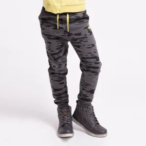 4F Heather Gray Trouser with Black Texture