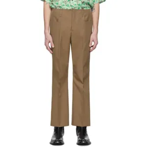 Acne Studios Brown Twill Bootcut Trousers