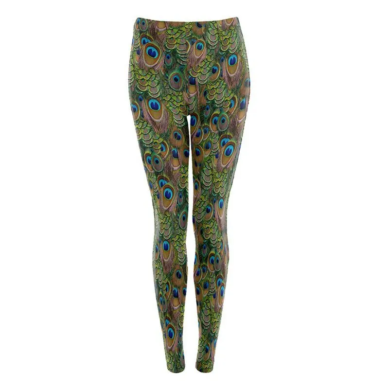 Active Leggings in Peacock
