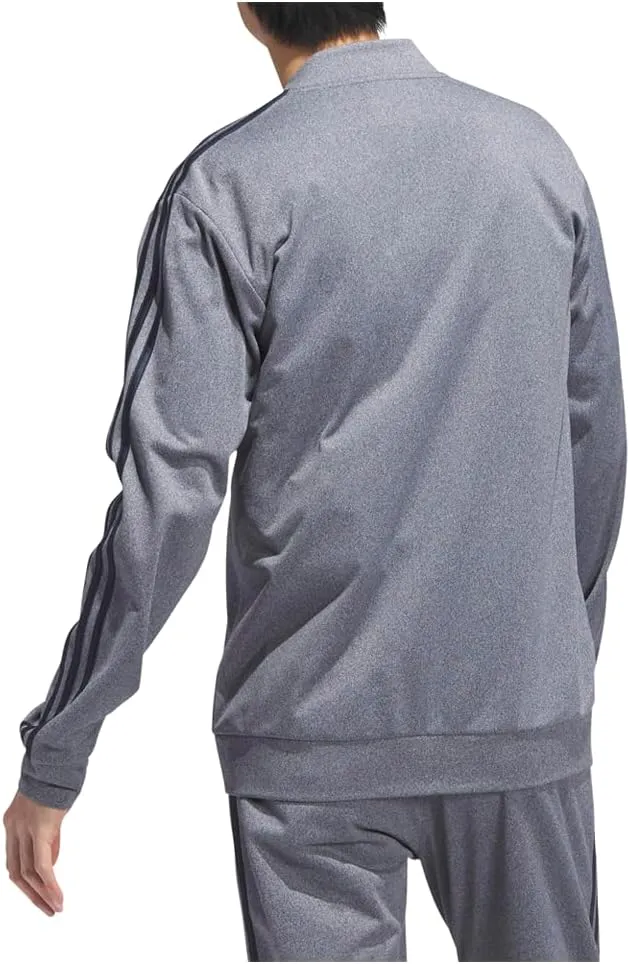 adidas Men's Three Stripe Tricot Full-Zip Jacket