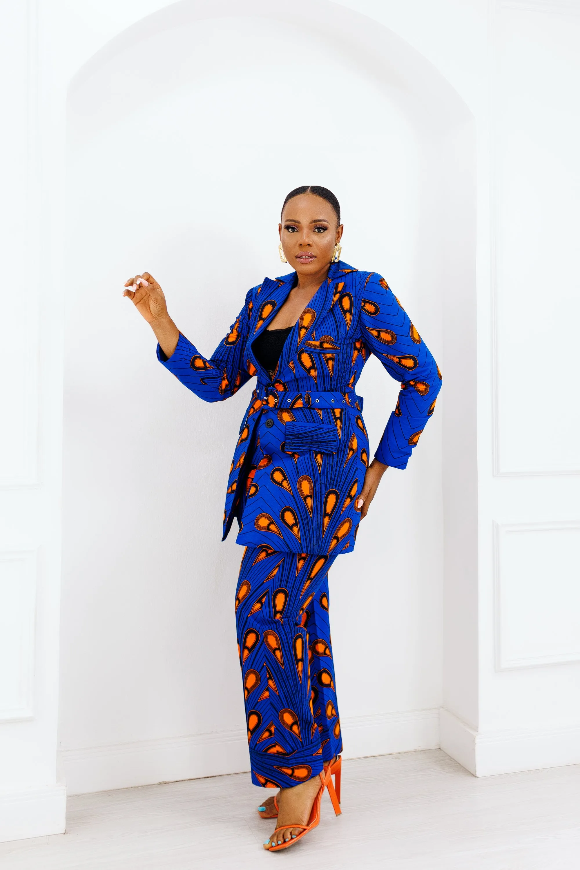 AFRICAN PRINT LERATO PANTSUIT TROUSERS