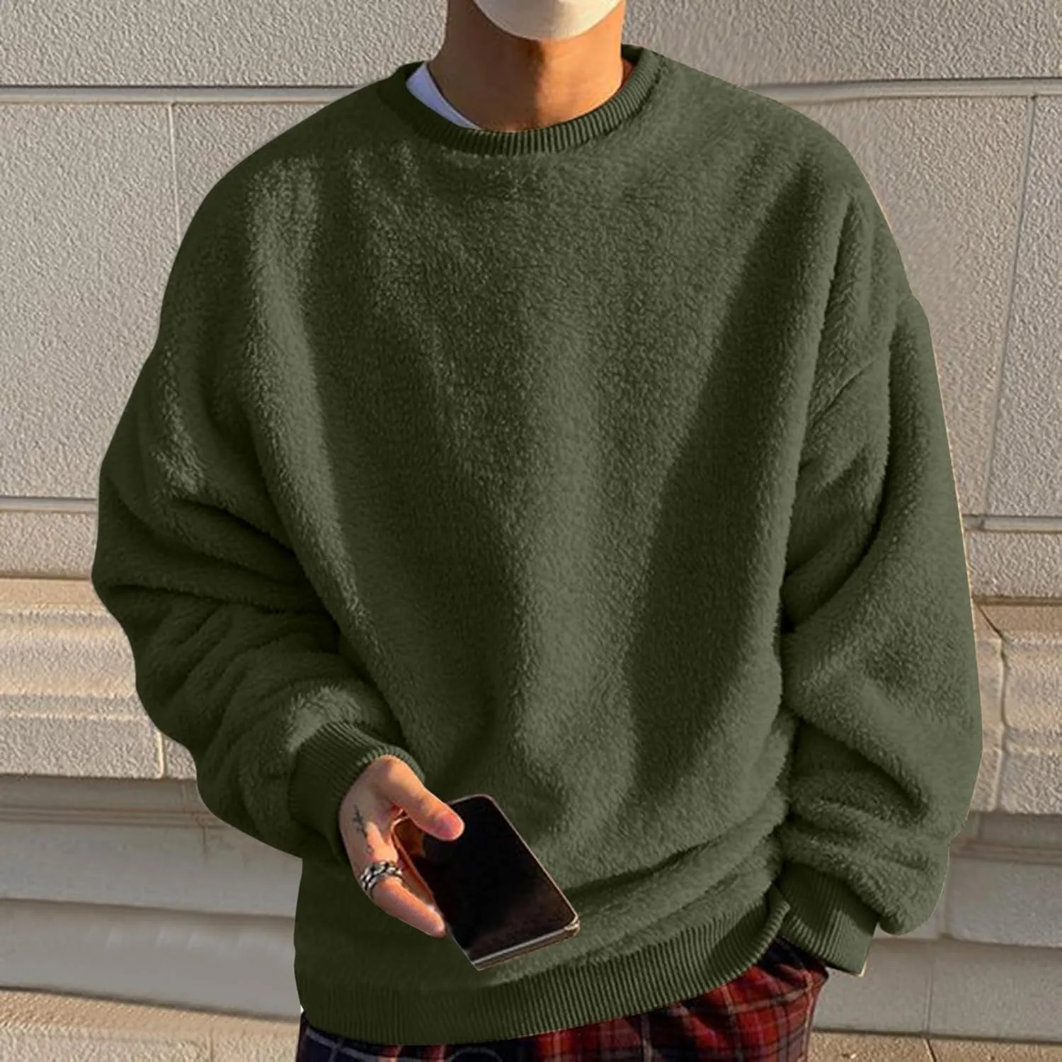 Alalaso Hoodies for Men Quarter Zip Pullover Fashion Hoodies Casual Long Sleeve Hooded Sweatshirt Streetwear