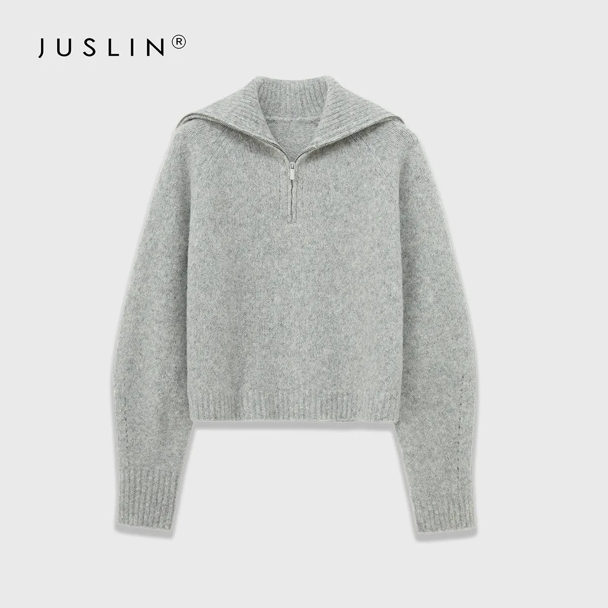 Alpaca Wool Blend Knit Sweater