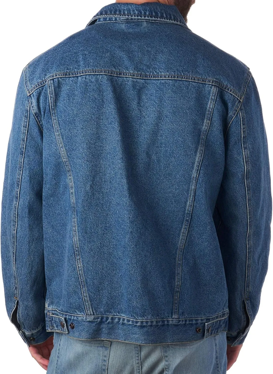 Alpine Swiss Derek Mens Classic Denim Trucker Jacket