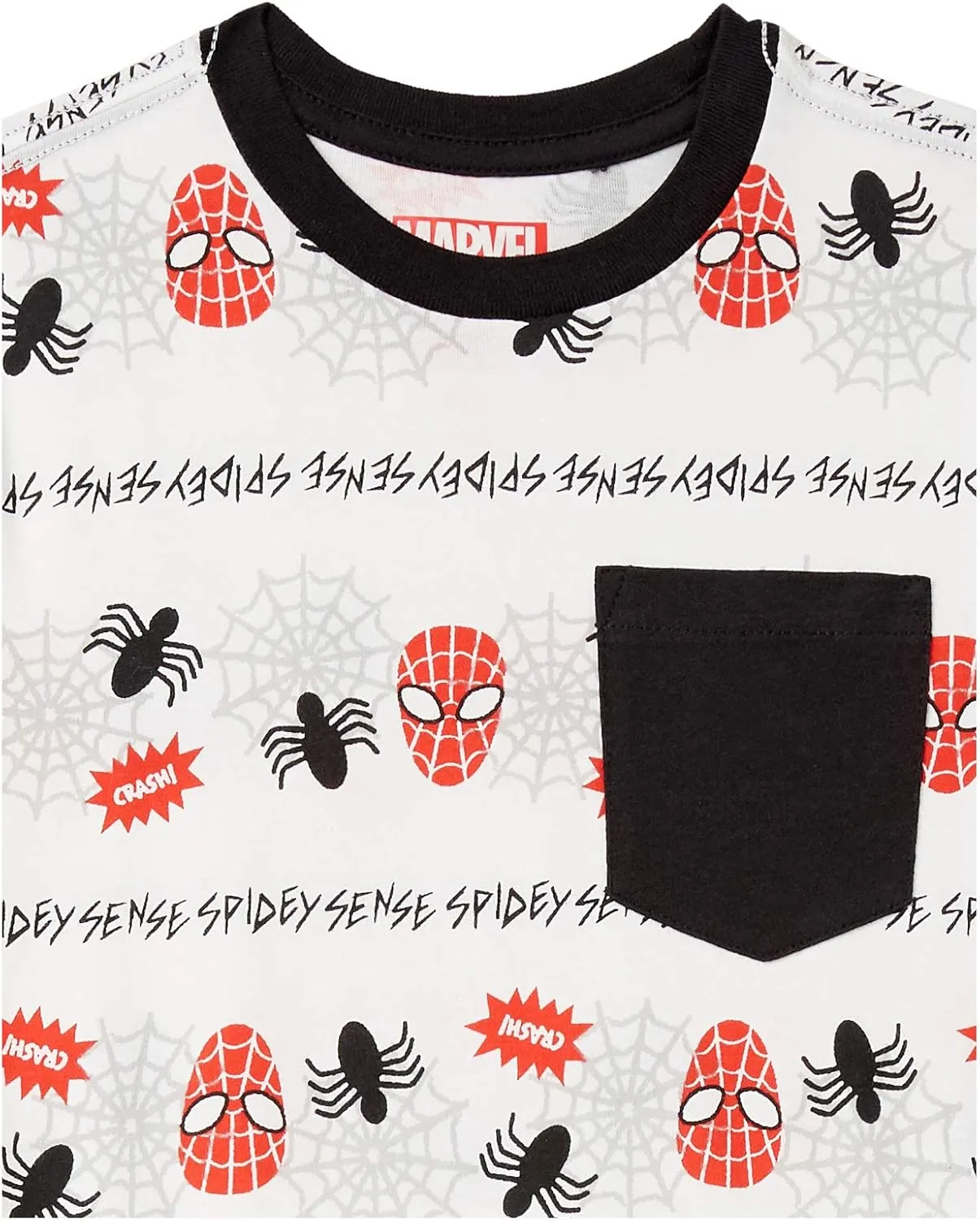 Amazon Essentials Disney | Marvel | Star Wars Boys and Toddlers' Short-Sleeve T-Shirts (Previously Spotted Zebra), Multipacks