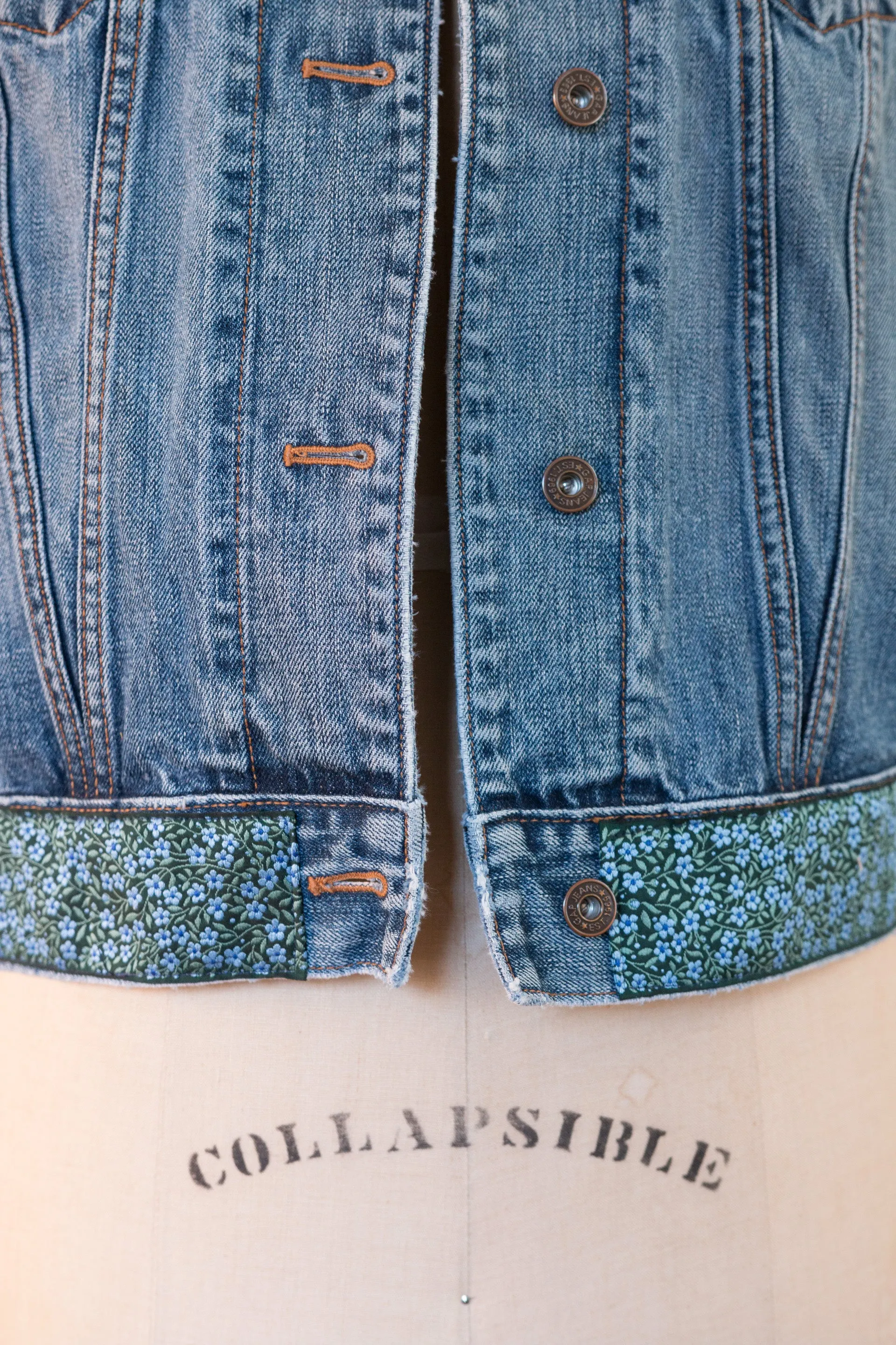 Among the Wildflowers Denim Jacket