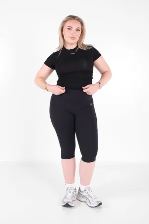 Ardor 3/4 V2 Highwaisted Leggings - Black