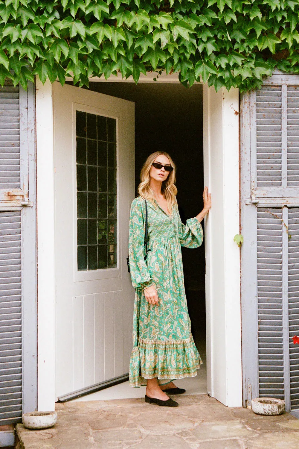 Arnhem Oman Sundress in Forest