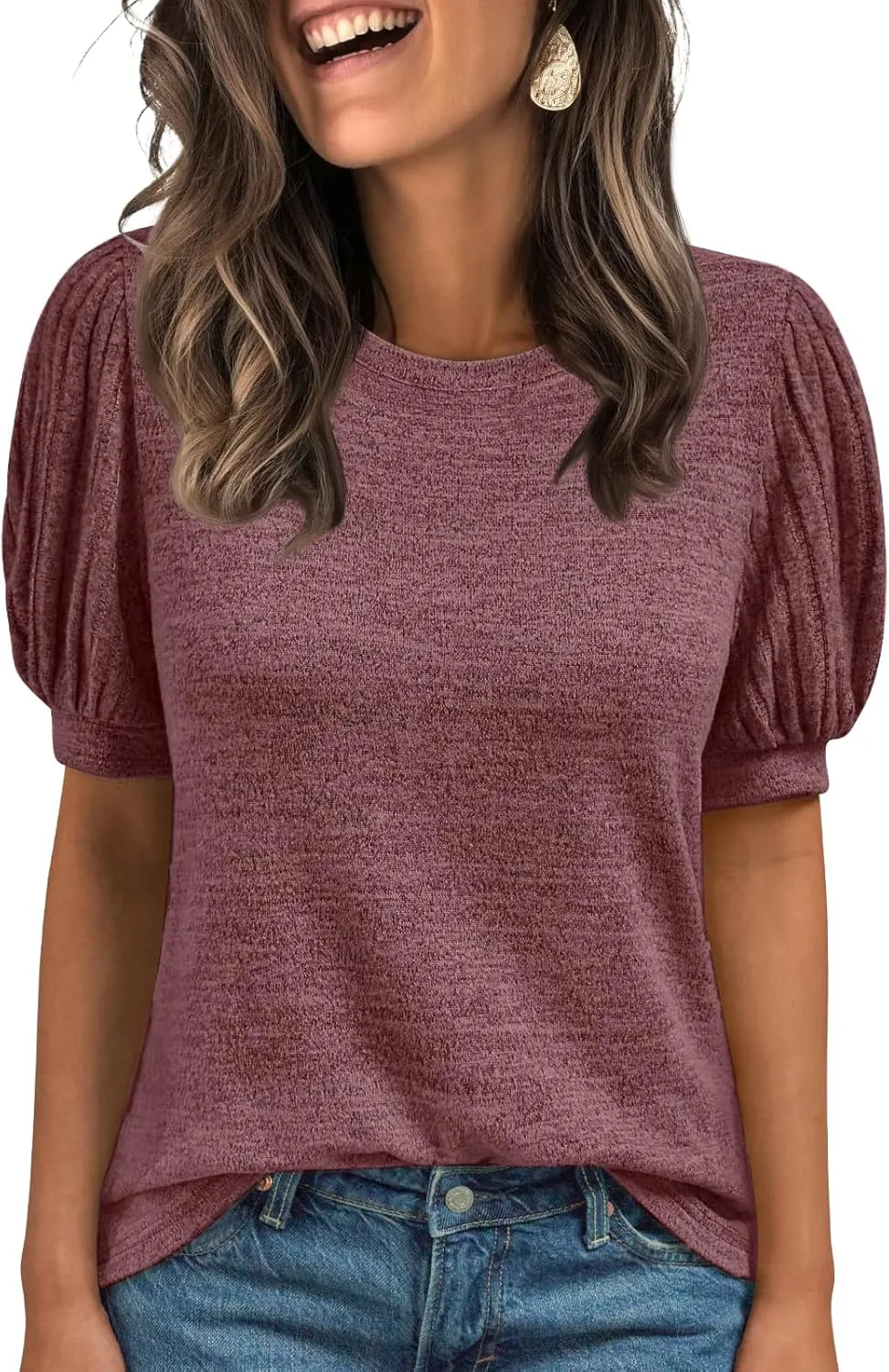 AUTOMET Womens Summer Tops Dressy Casual Blouses Business Short Sleeve Shirt 2025 Cute Trendy Sweater