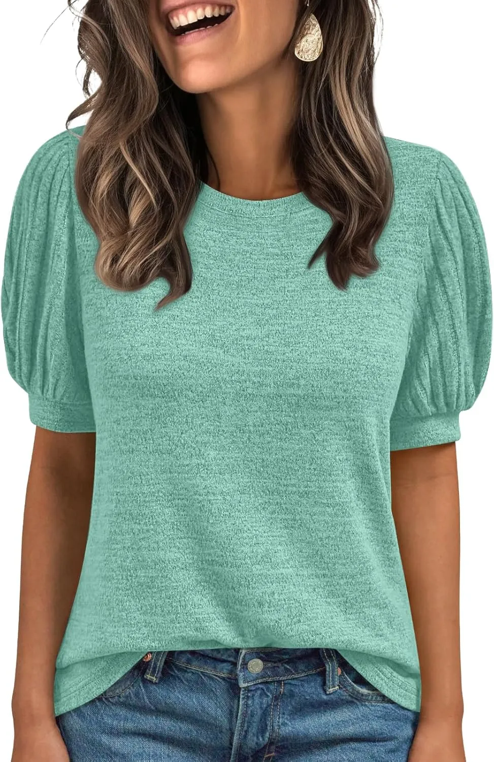 AUTOMET Womens Summer Tops Dressy Casual Blouses Business Short Sleeve Shirt 2025 Cute Trendy Sweater