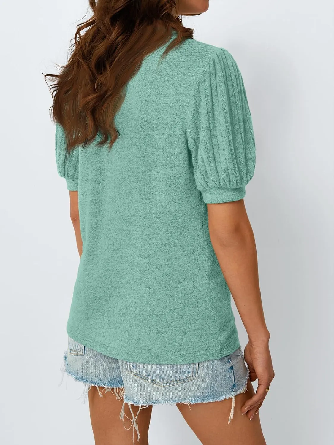 AUTOMET Womens Summer Tops Dressy Casual Blouses Business Short Sleeve Shirt 2025 Cute Trendy Sweater