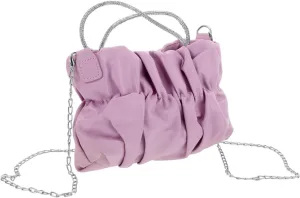BESTYASH Elegant Shoulder Bag Women Soft Pleated Handbag for Evening Cocktail Clutch