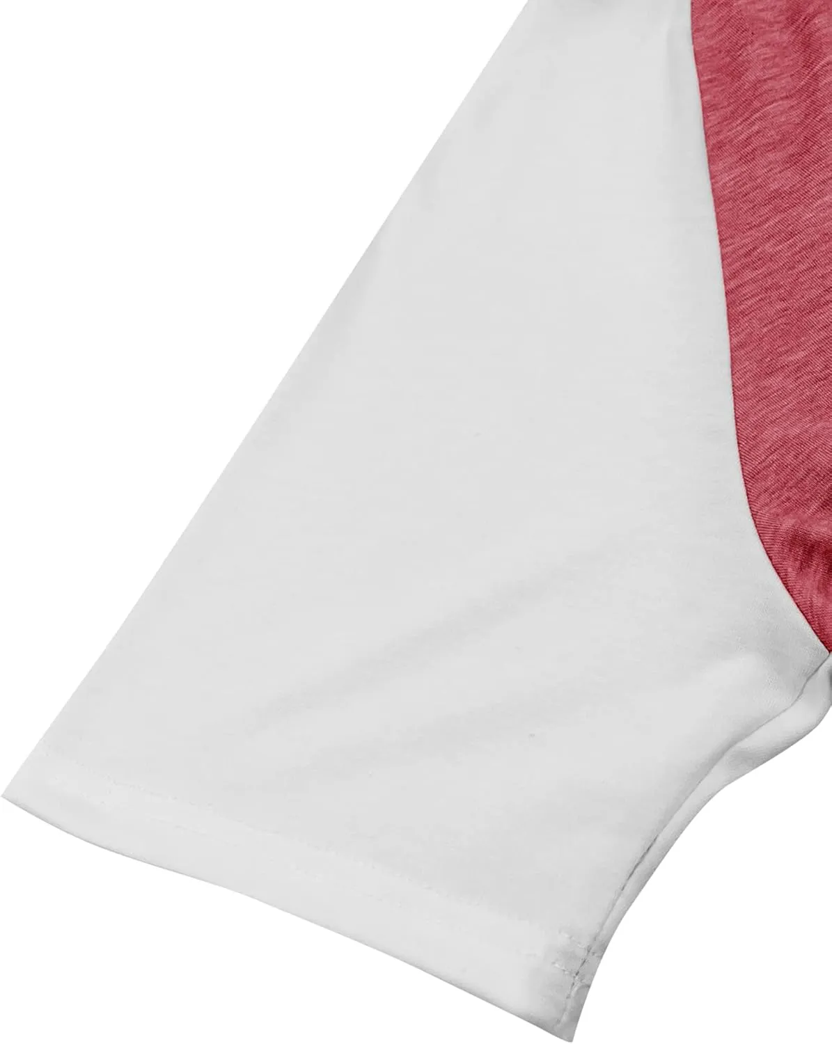 Bingerlily Women's Casual T-Shirts 3/4 Sleeve Color Block Cute Tops Comfy Blouses