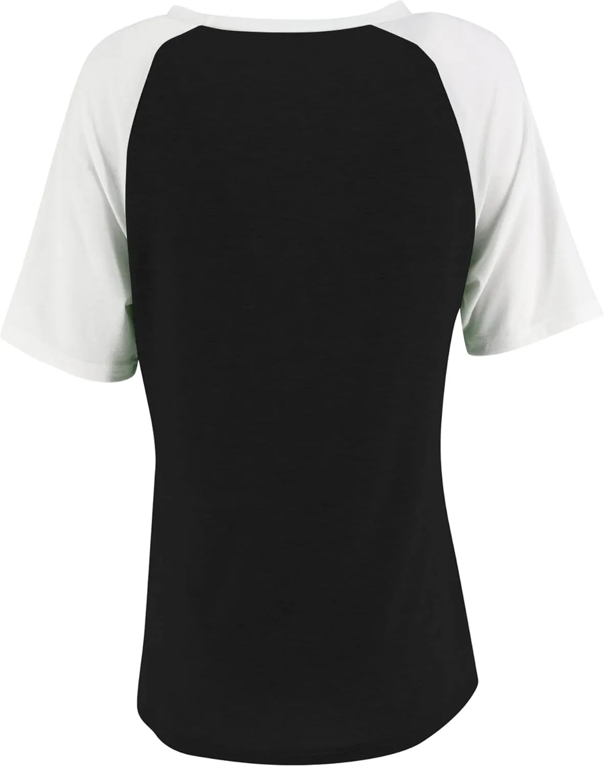 Bingerlily Women's Casual T-Shirts 3/4 Sleeve Color Block Cute Tops Comfy Blouses