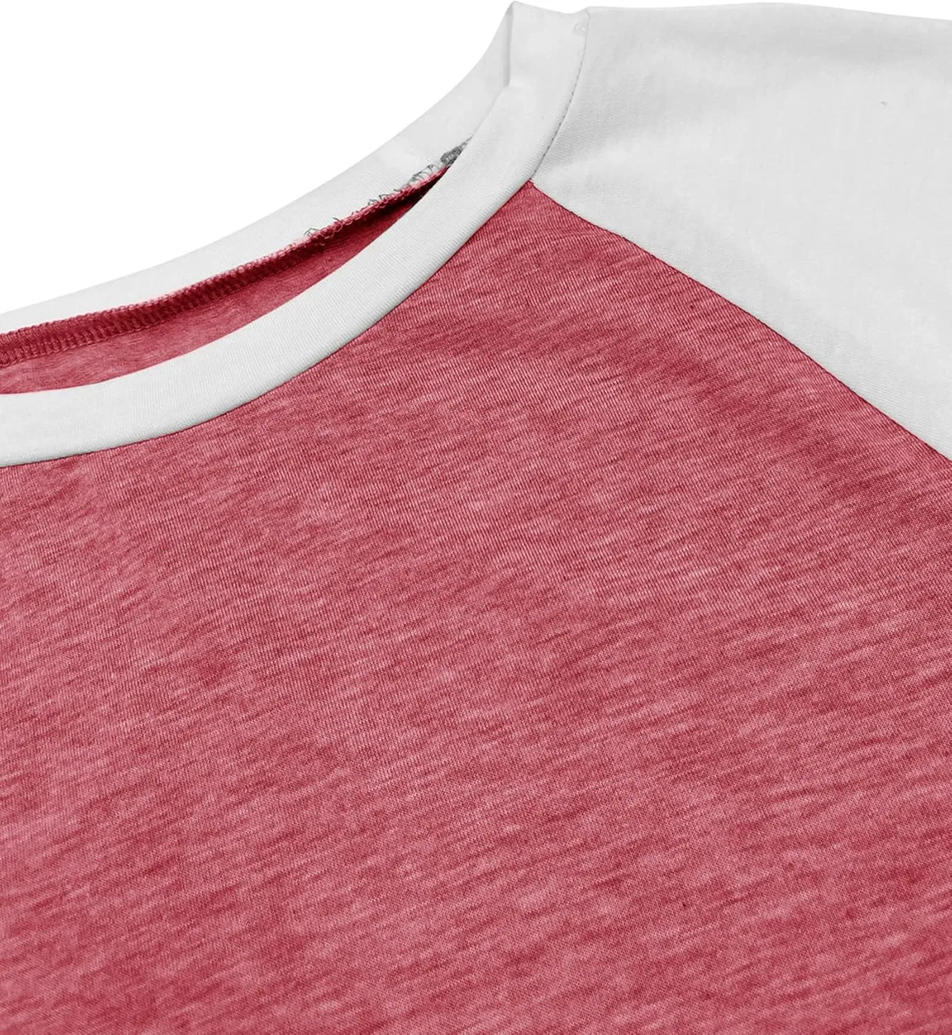 Bingerlily Women's Casual T-Shirts 3/4 Sleeve Color Block Cute Tops Comfy Blouses
