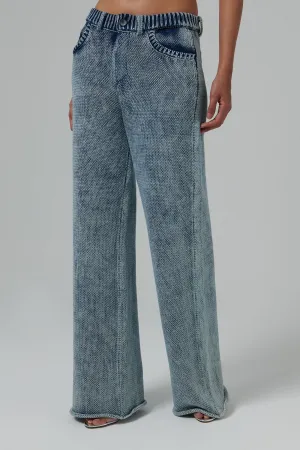 Blue Beren Knit Pants