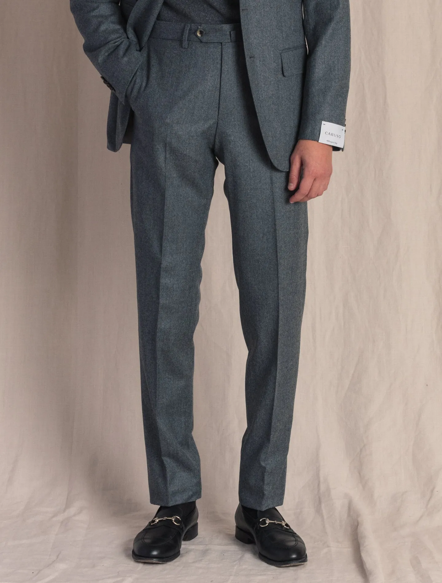 Boheme Light Flannel Suit Mid Grey