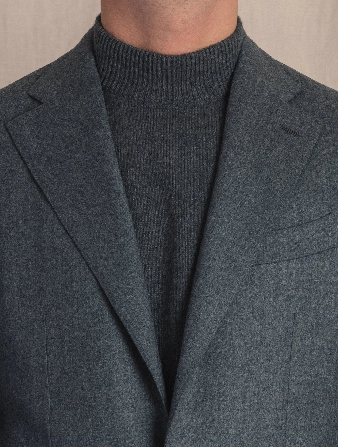 Boheme Light Flannel Suit Mid Grey