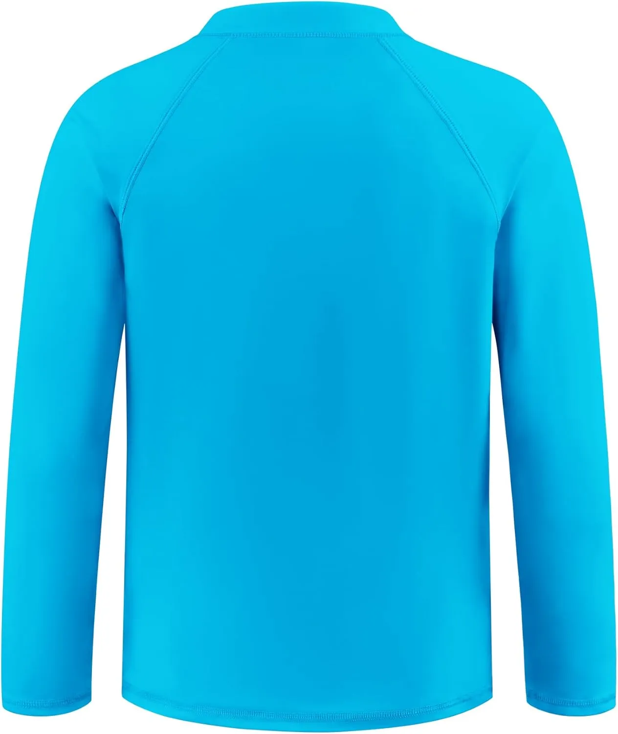 Boys UPF 50  Rash Guard Toddler Zipper Swim Shirts Long Sleeve Zip Up Sun Protection Rashguard Water Beach Shirts Quick Dry