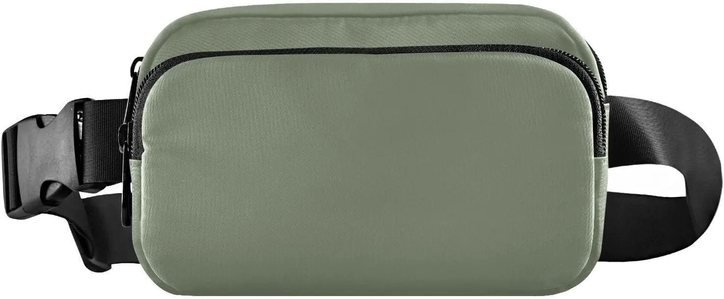 Camouflage Green Crossbody Fanny Pack, Small Waist Bag for Women, Pouch Bags for Men, Waist Bag for Travel