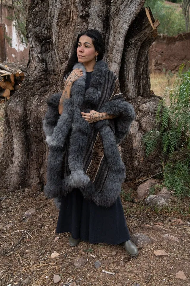 Catalina Heritage Baby Alpaca Wool Cape