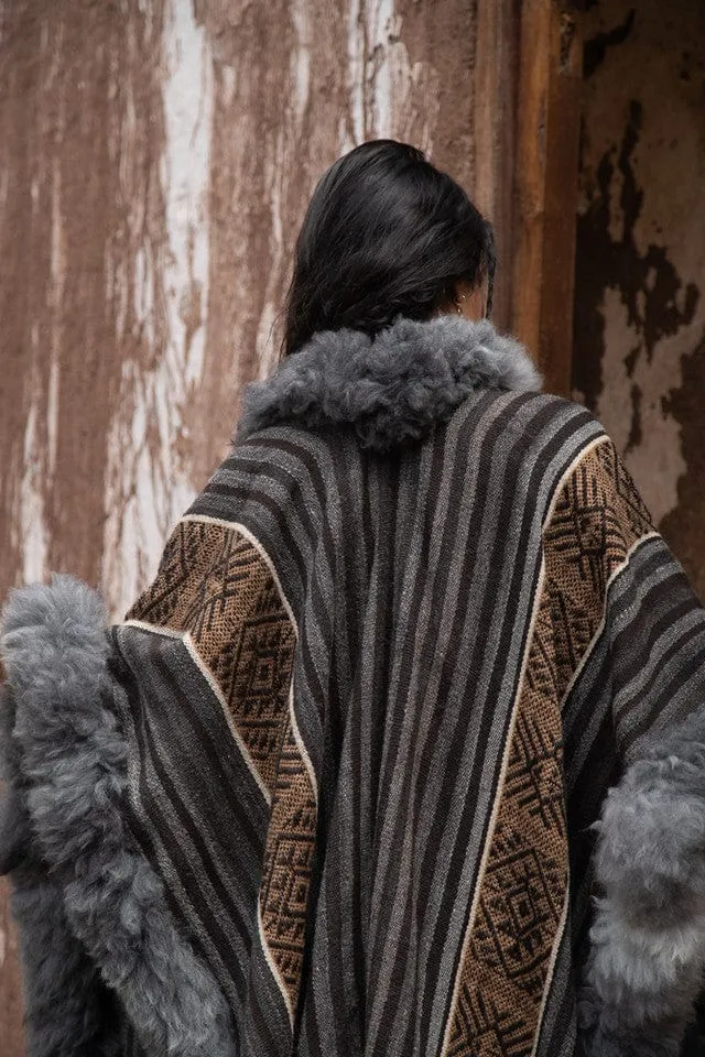 Catalina Heritage Baby Alpaca Wool Cape