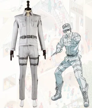 Cells At Work Neutrophil White Uniform Cosplay Costume