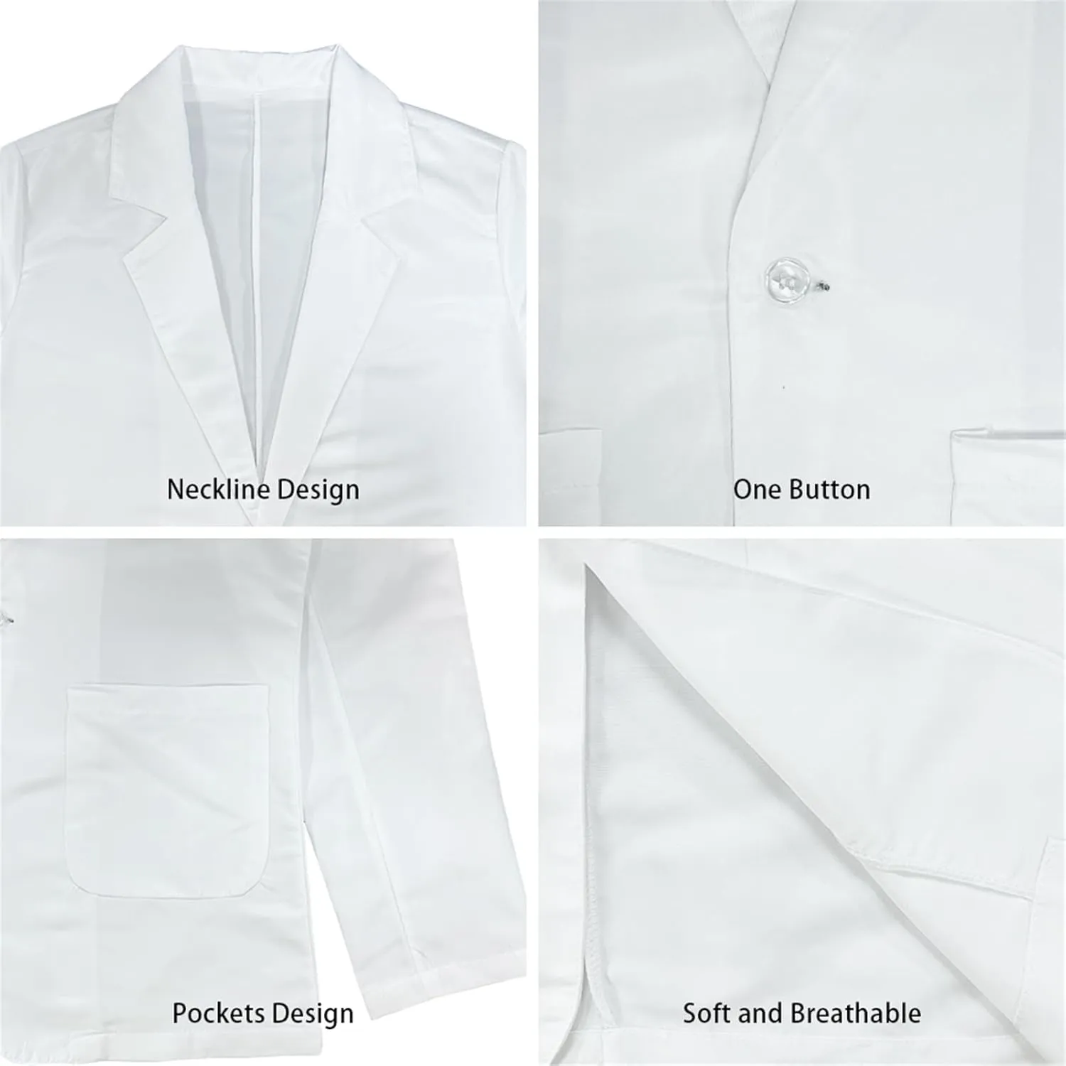 CLOHOMIN Men's Casual Blazer Lightweight Suit Jacket One Button Business Suit Jackets Coats