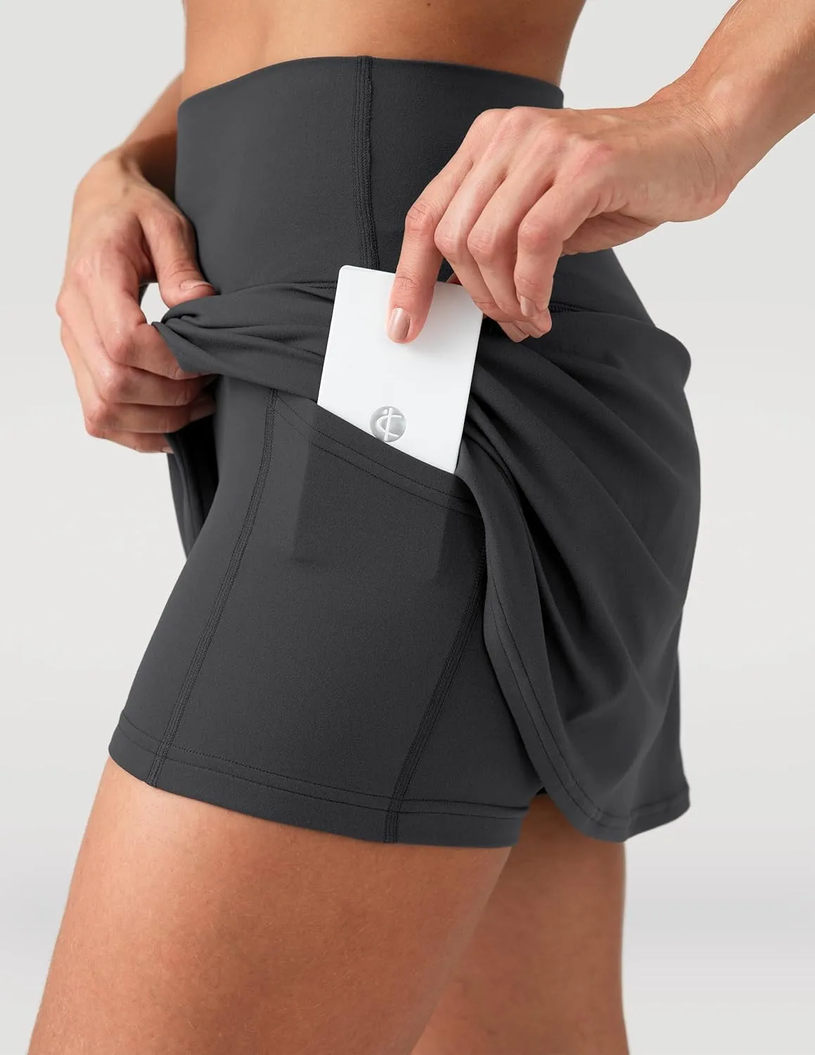 Colorfulkoala Dreamlux Skirts for Women High Rise Athletic Golf Tennis Skorts Built-in Shorts with Pockets
