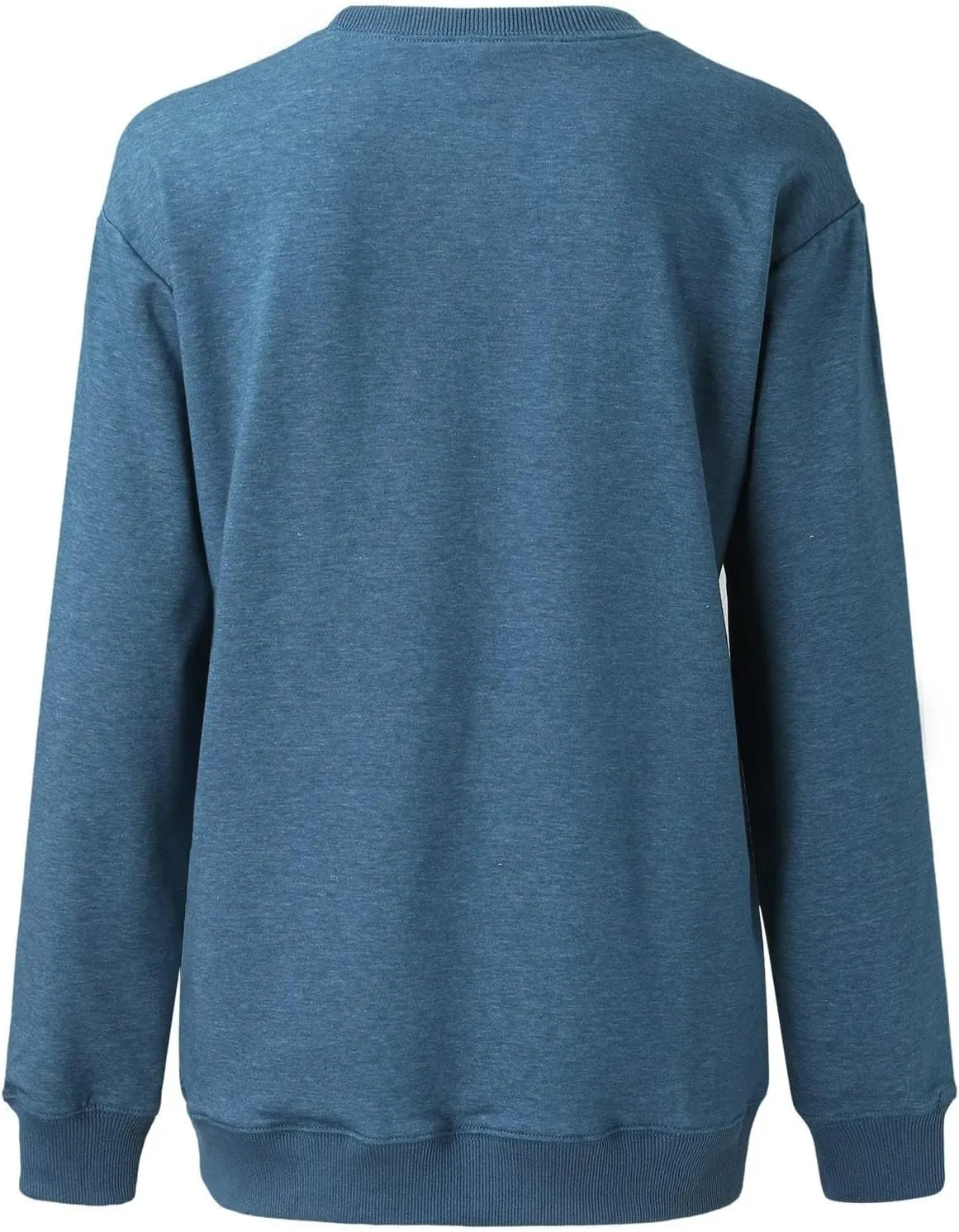 Crewneck Sweatshirts Women Cute Y2k Oversized Plain Long Sleeve Shirts Casual Loose Pullover Tops Comfy Fall Outfits