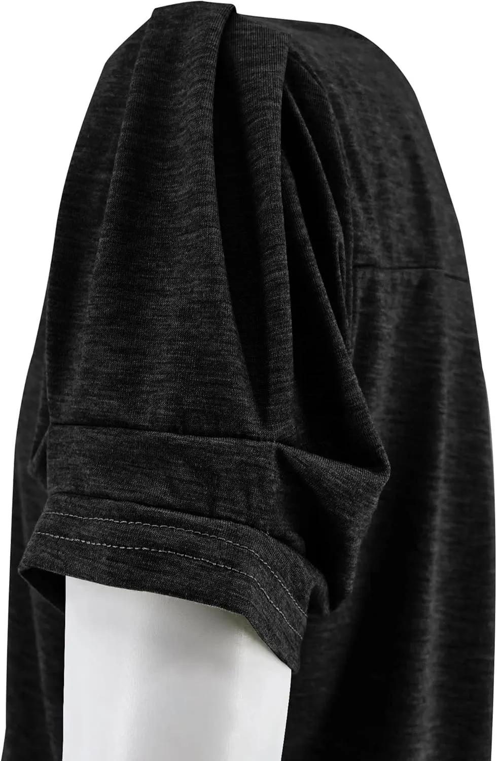 Dailiup Women's Casual V Neck T-Shirts Short Sleeve Summer Cute Tunic Tops Tees Loose Solid Basic Blouses