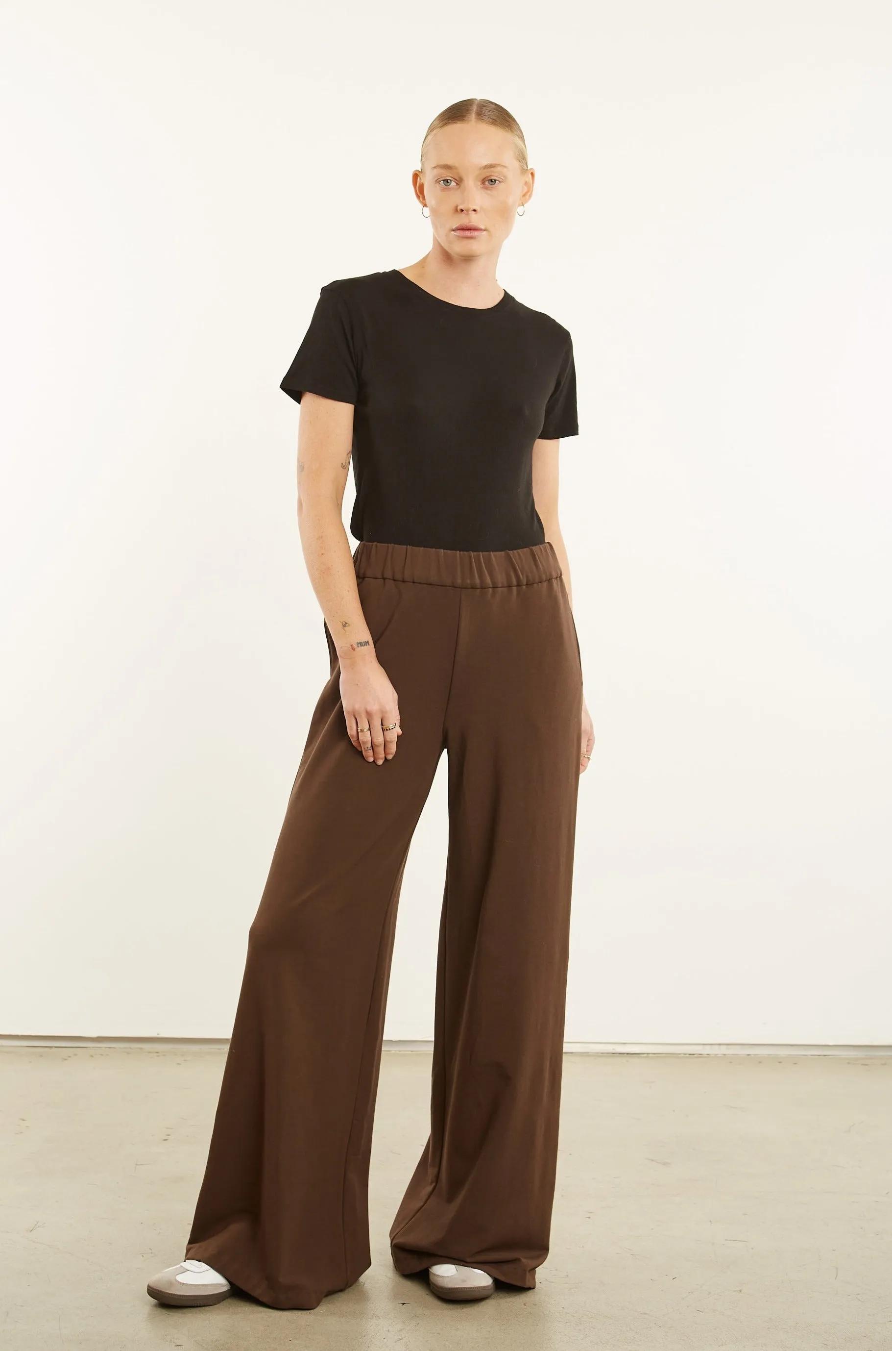 Dark Chocolate City Wide Leg Pants