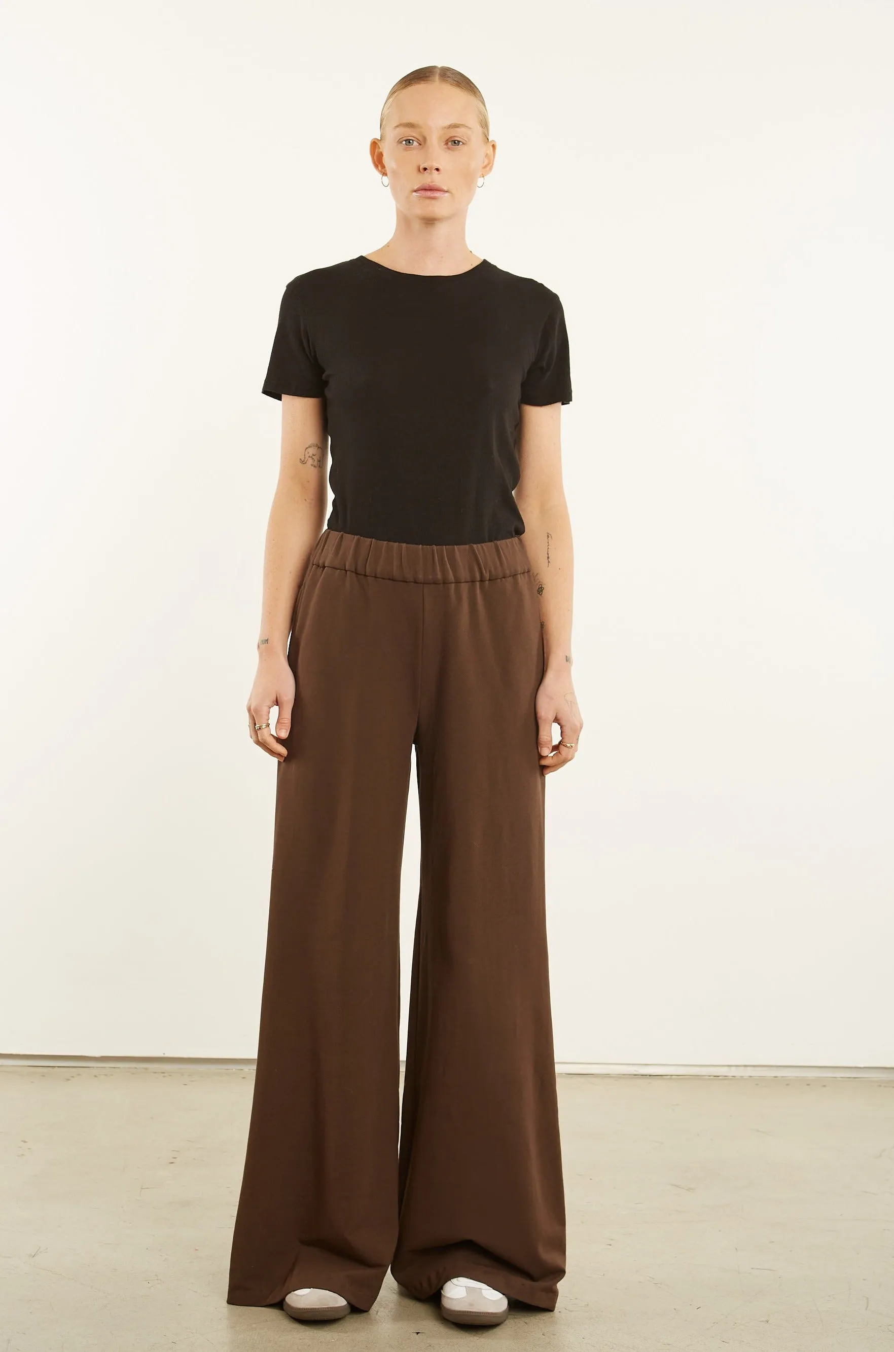 Dark Chocolate City Wide Leg Pants