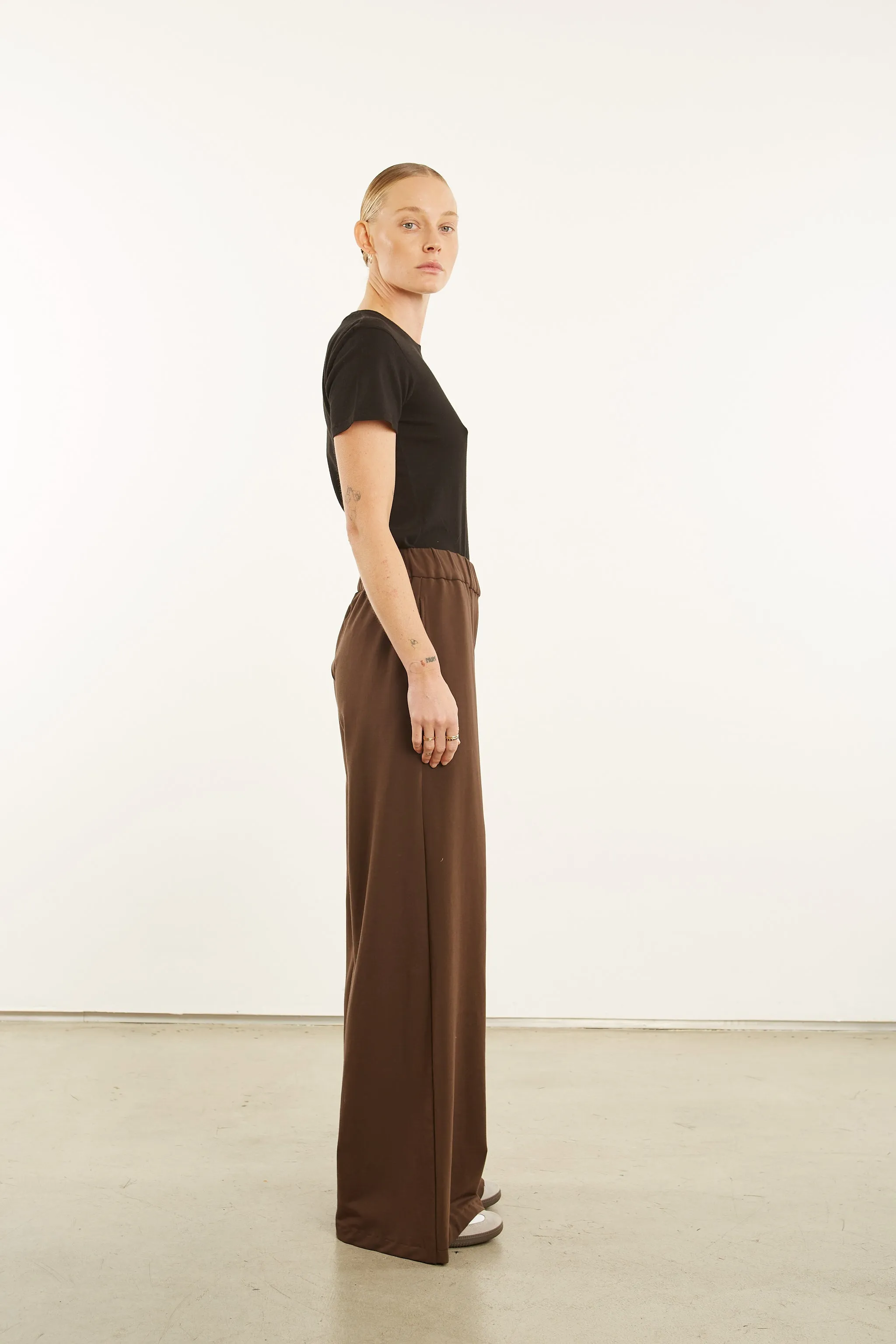 Dark Chocolate City Wide Leg Pants