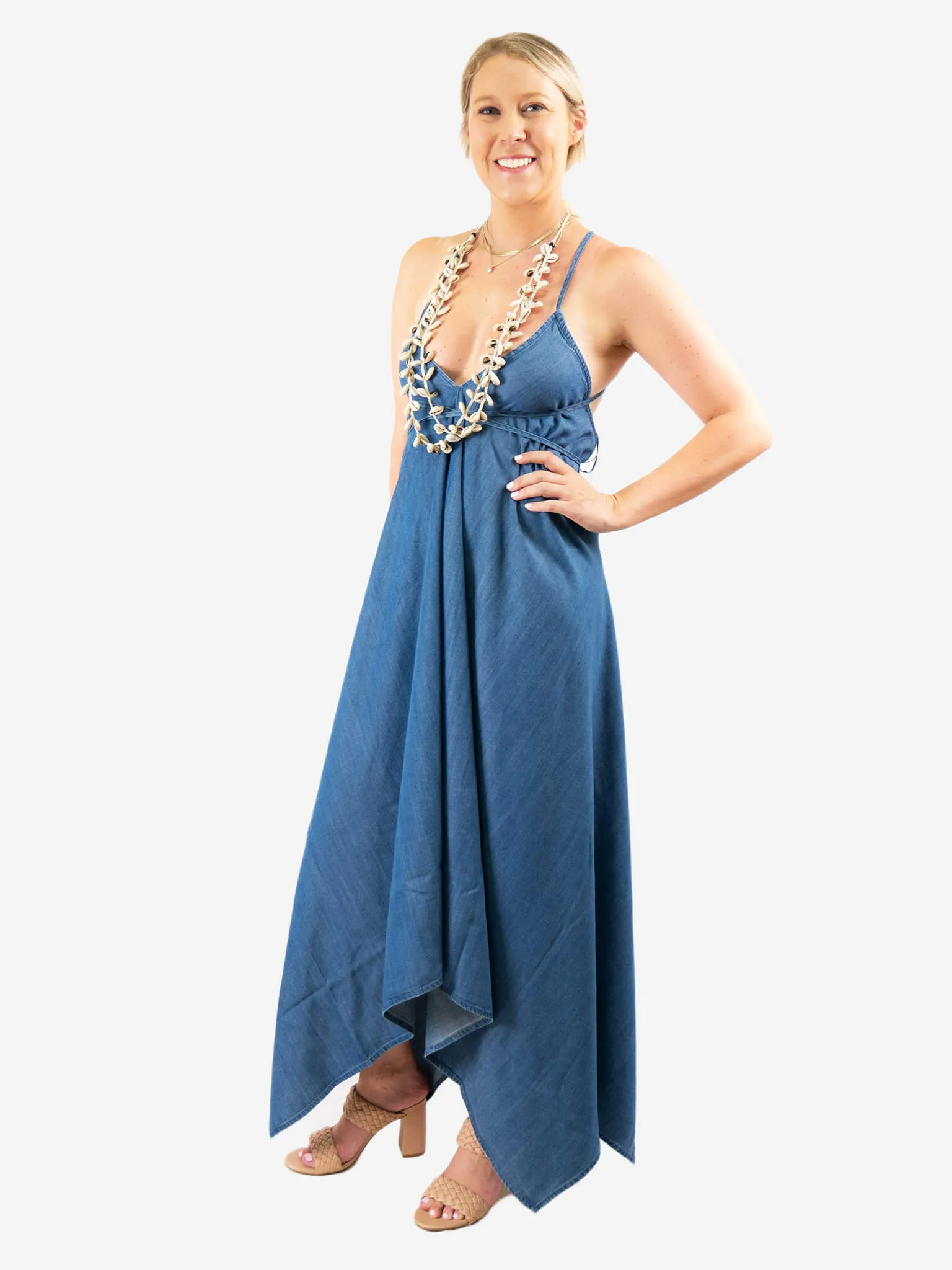 Denim Dreams Maxi Dress