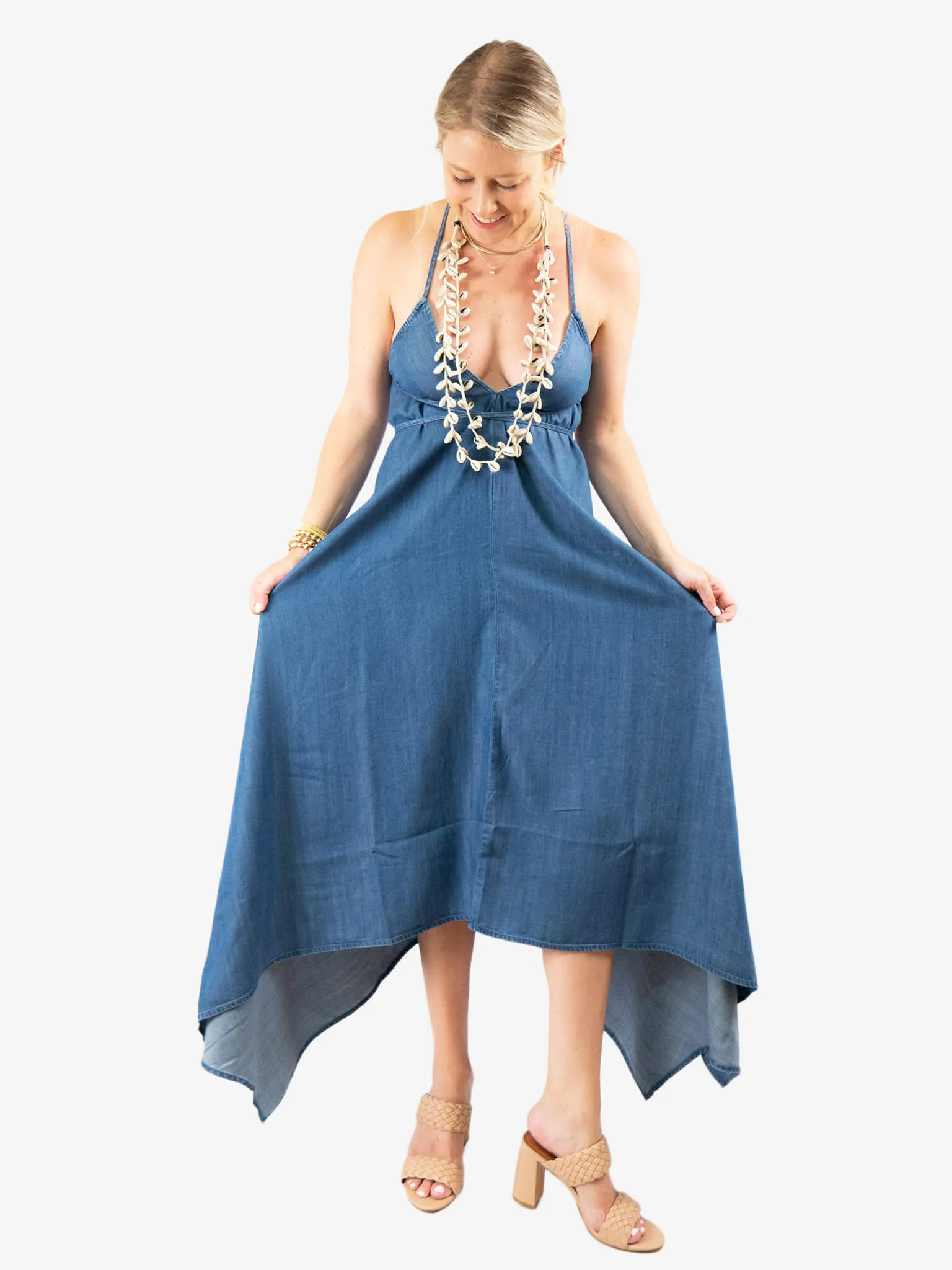 Denim Dreams Maxi Dress