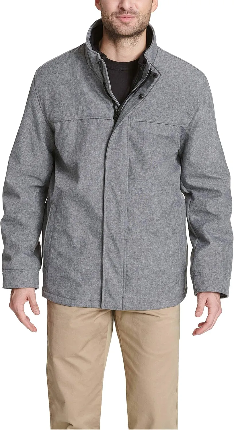 Dockers Men's 3-in-1 Soft Shell Systems Jacket with Fleece Liner