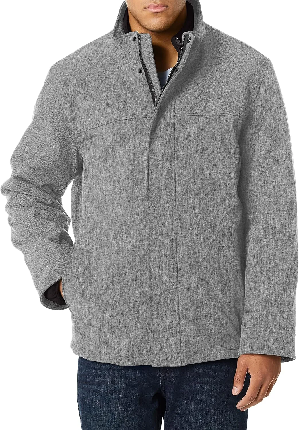 Dockers Men's 3-in-1 Soft Shell Systems Jacket with Fleece Liner