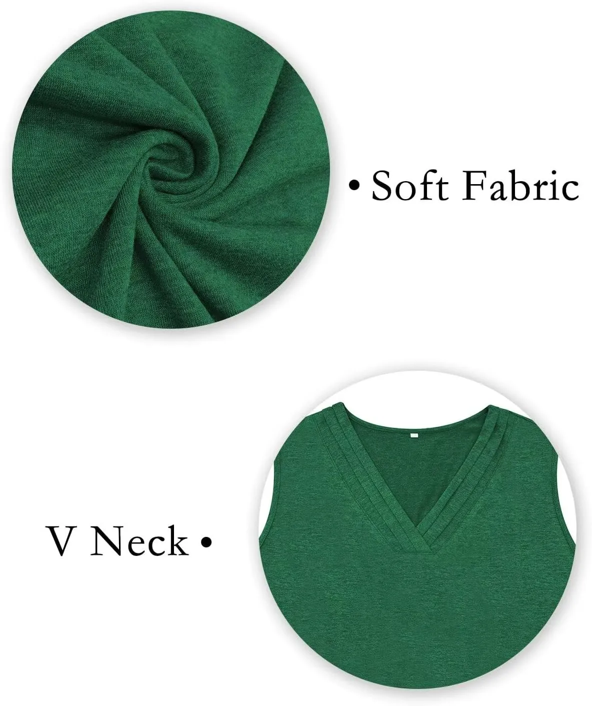 DOLNINE Women's Plus Size Tank Tops V Neck Sleeveless Shirts Casual Summer Fashion Tunic Blouses