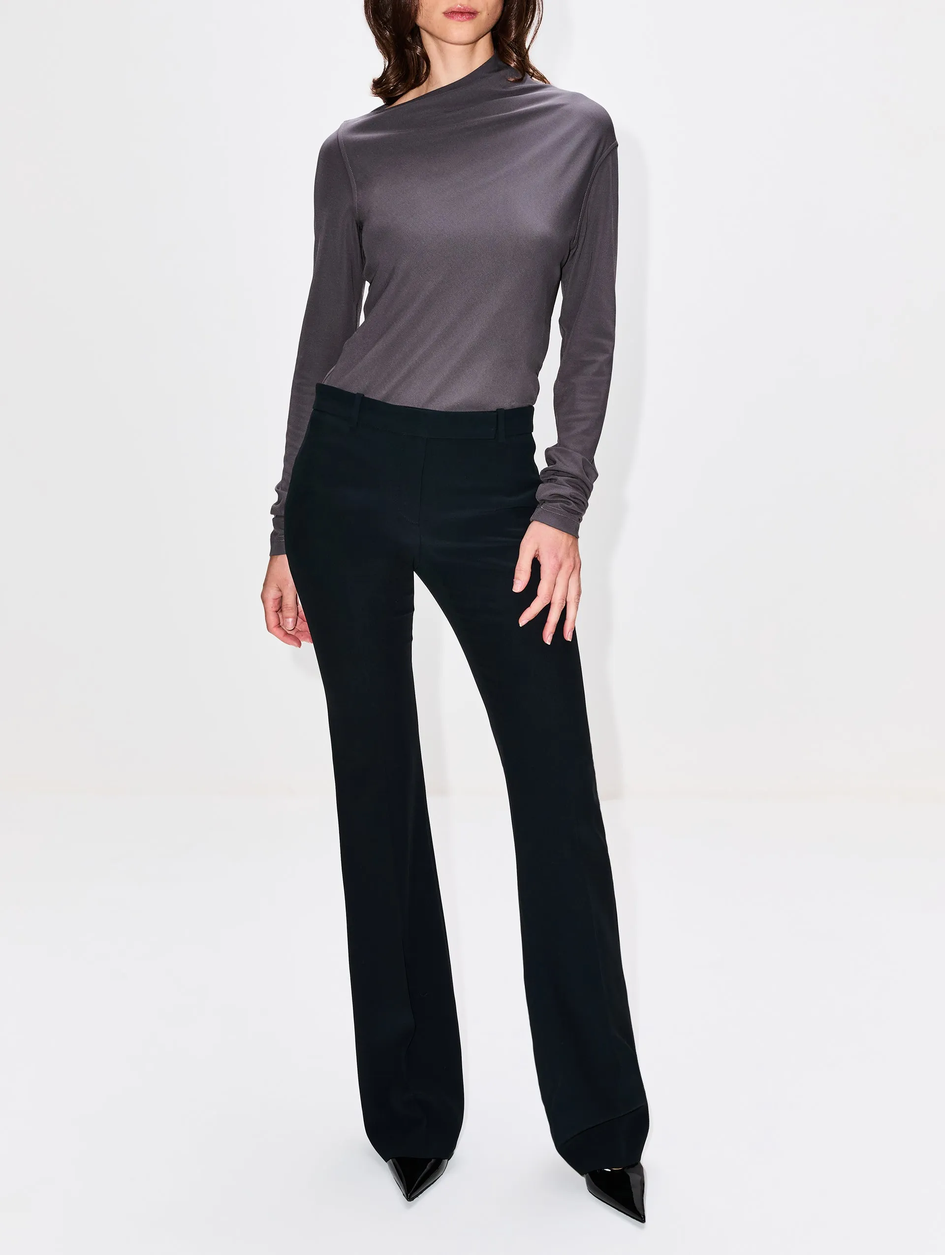 Draped Jersey Top