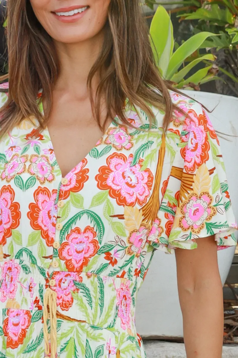 Dreamcatcher Camille Floral Maxi Dress On Sale