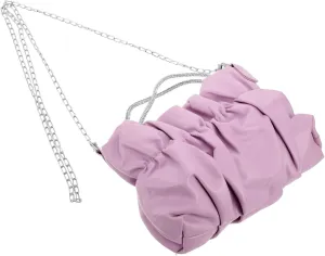 Elegant Ruched Clutch Purse for Women Shoulder Crossbody Bag Soft Pu Wedding Party Evening Bag Lightweight and Portable